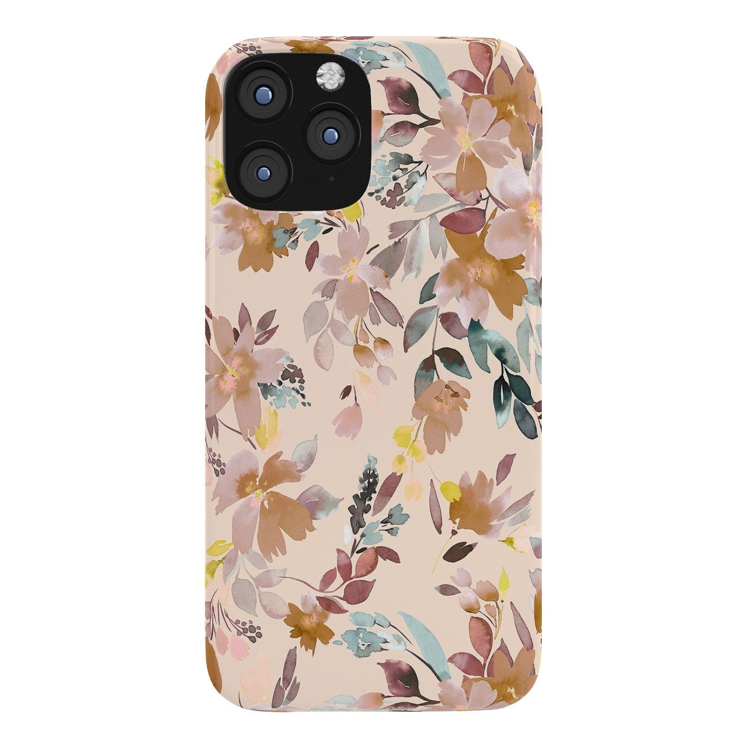 Ninola Design Botanic Retreat Floral Oleander Whimsical Soft Pink Phone Case