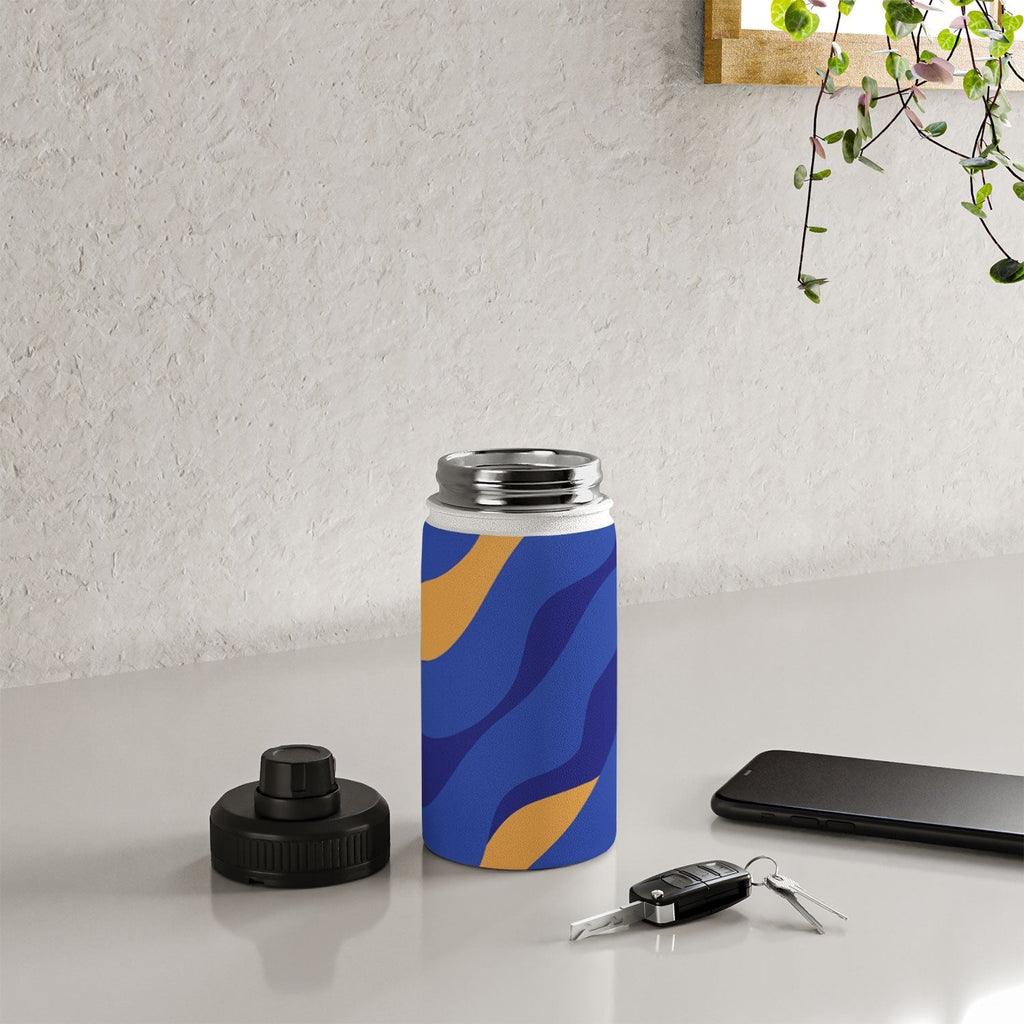 Camilla Foss Pebbles in Stream Water Bottle