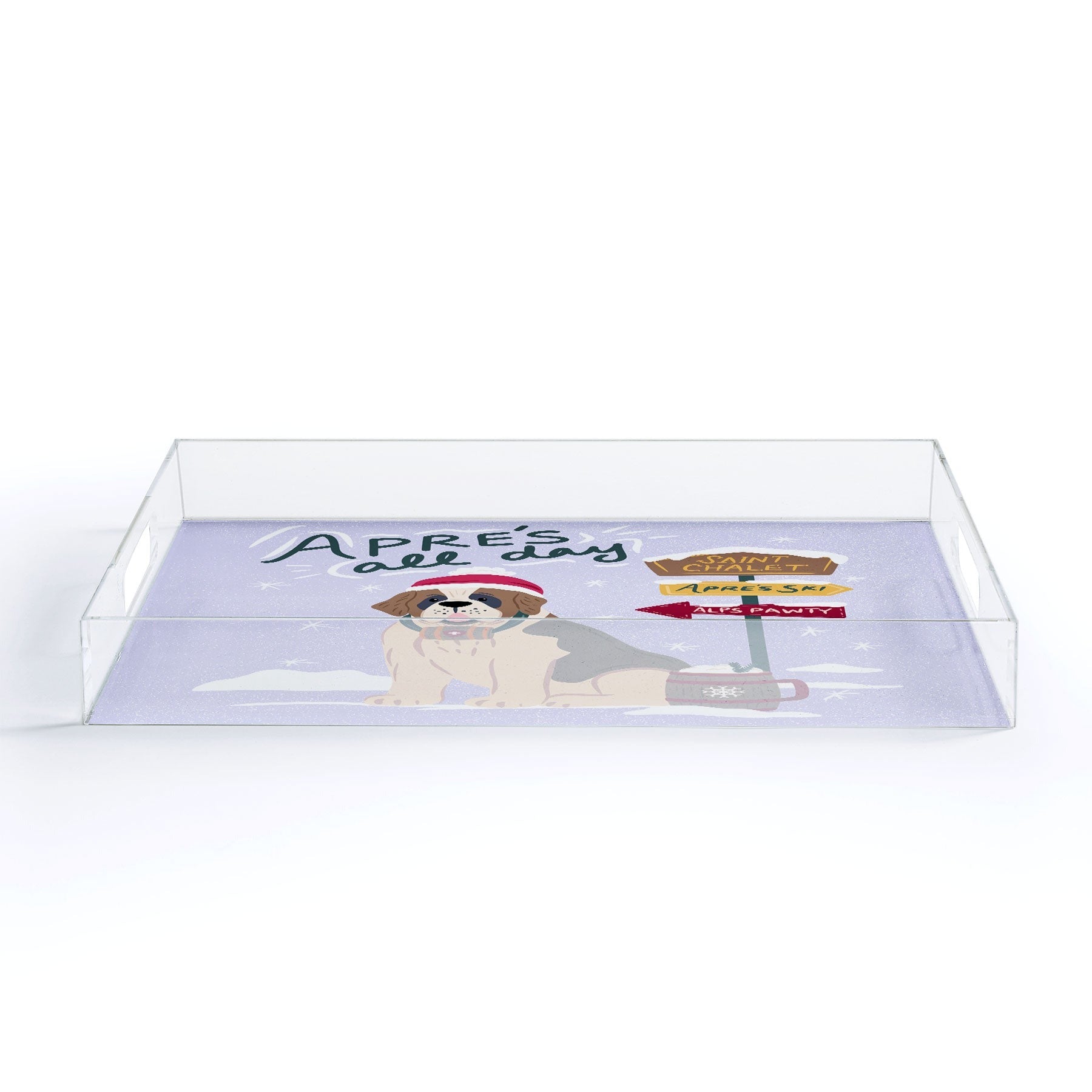 Design by Spark St Bernard Apres All Day Acrylic Tray