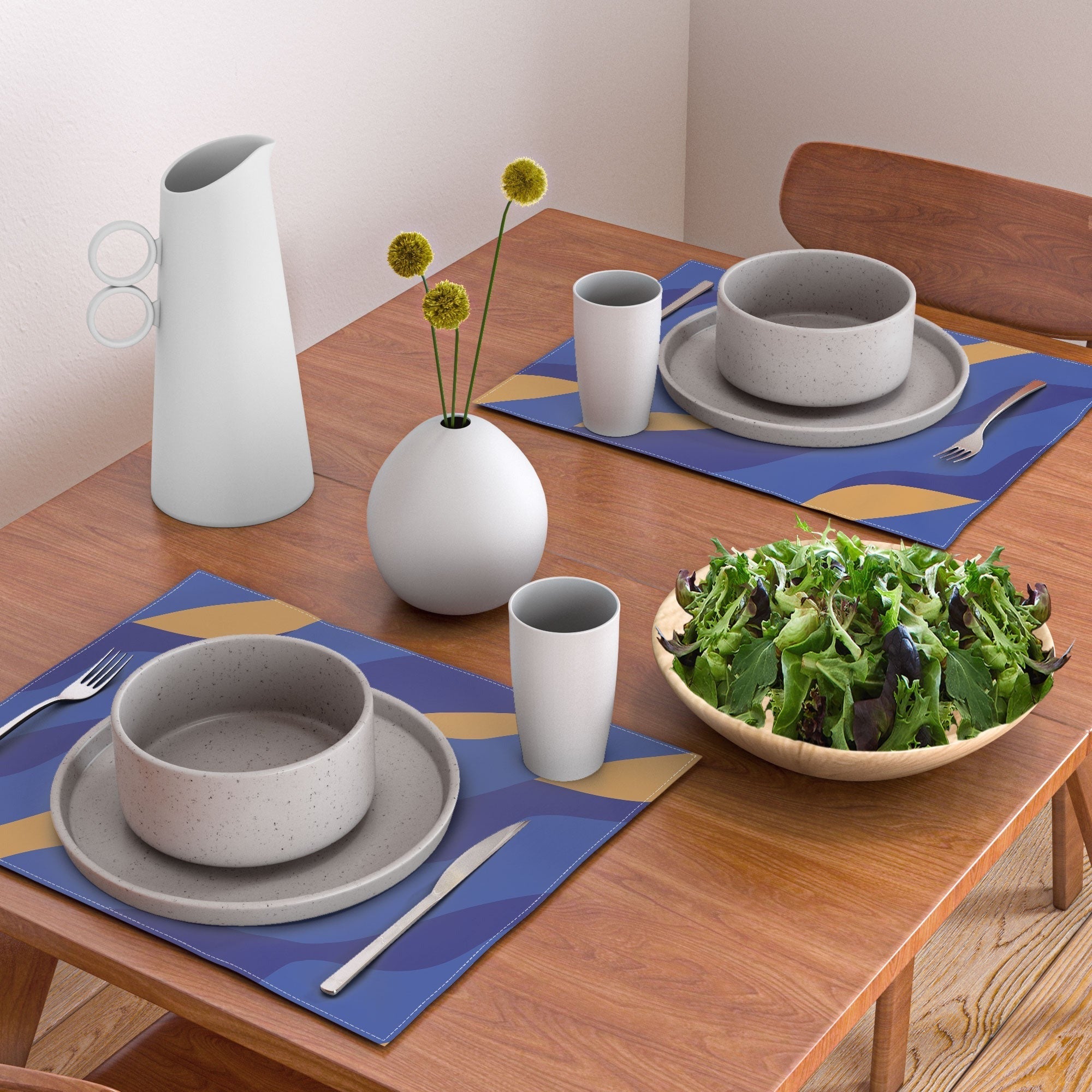 Camilla Foss Pebbles in Stream Placemat