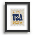 DENY Designs USA Stamp Recessed Framing Rectangle