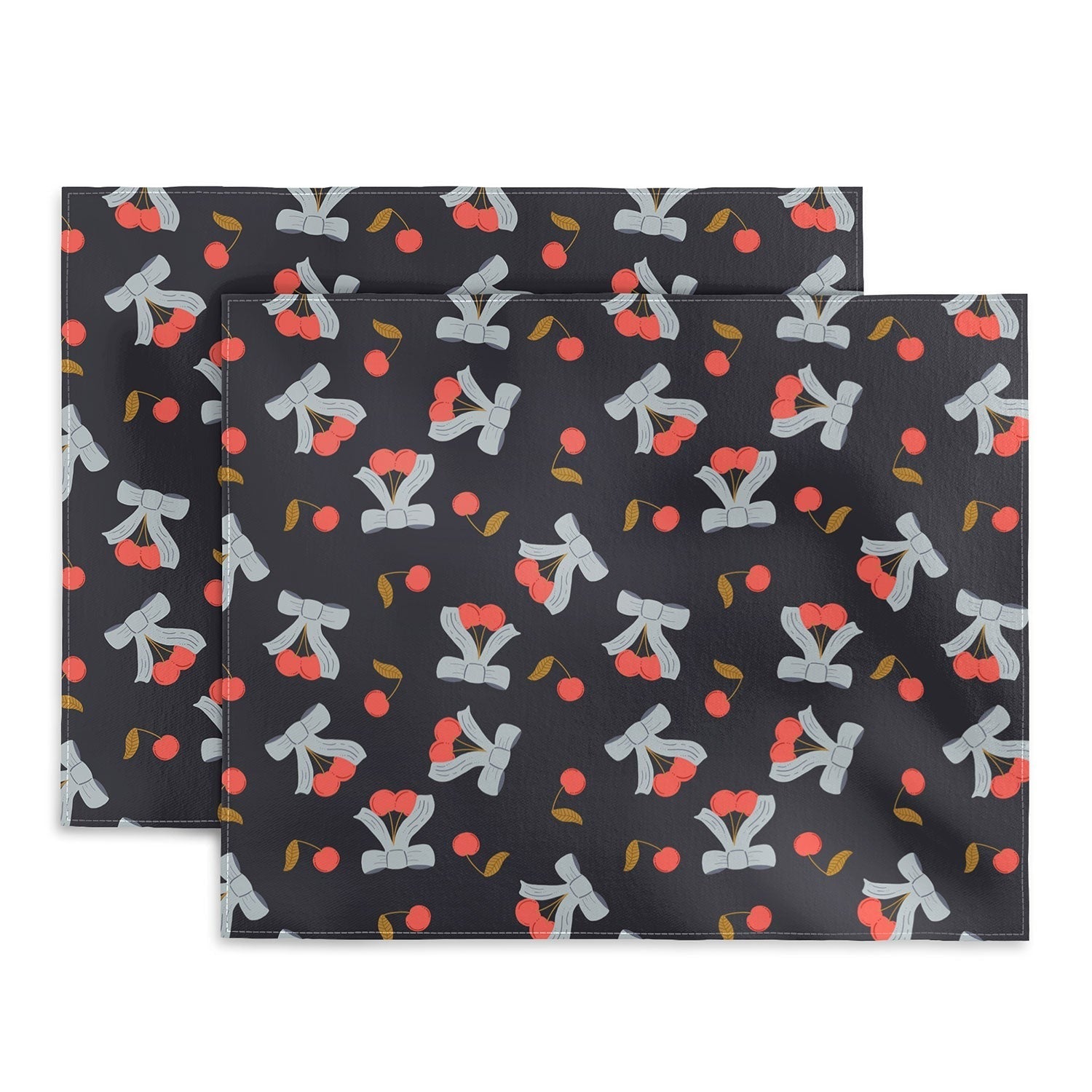 Jennifer Labre Cherries and Bows Placemat