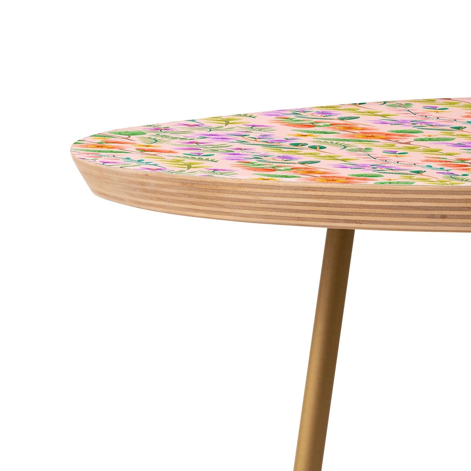 Pimlada Phuapradit Ditsy Spring Floral Round Side Table