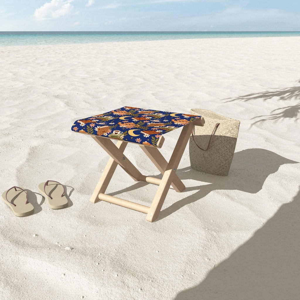 Avenie Moonlit Reading Nook II Folding Stool