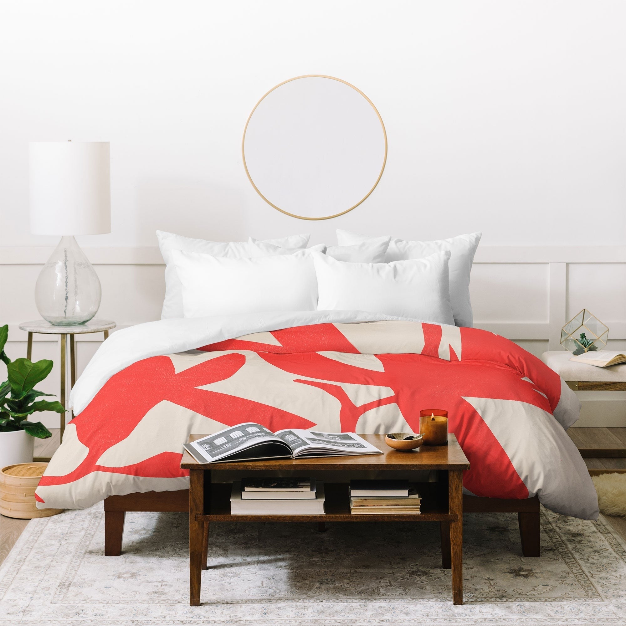 Garima Dhawan magnolia 12 Duvet Cover