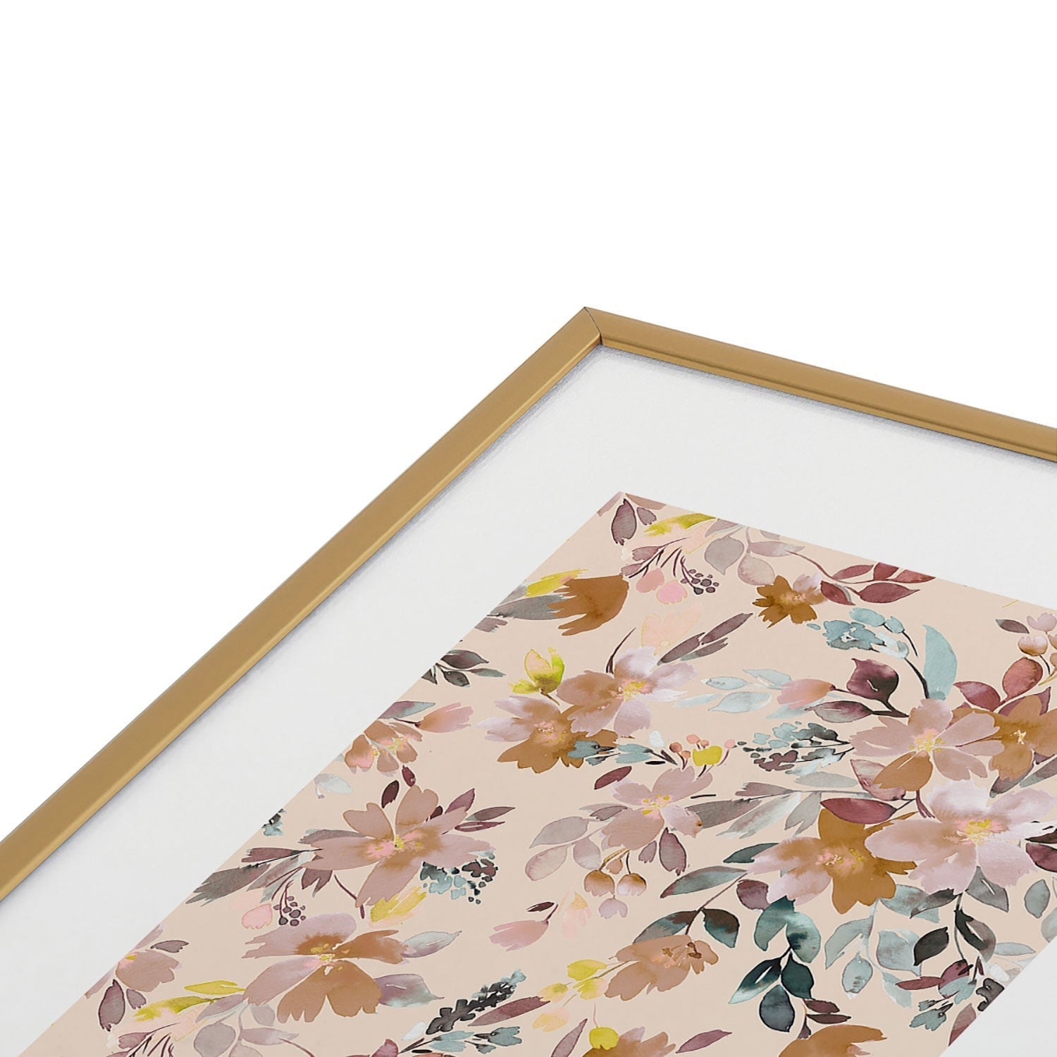 Ninola Design Botanic Retreat Floral Oleander Whimsical Soft Pink Metal Framed Art Print