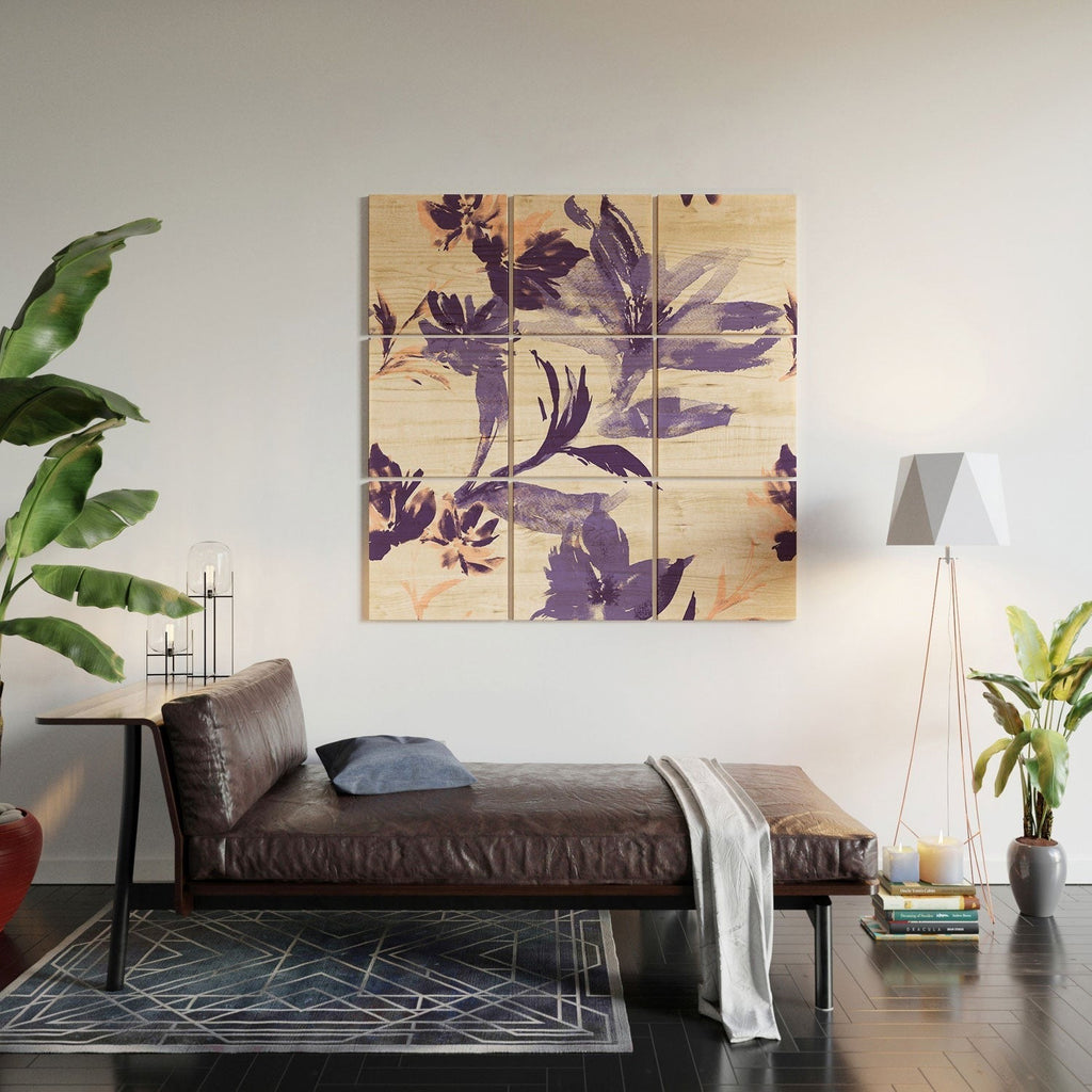 Gabriela Fuente Emma Classic Floral Wood Wall Mural