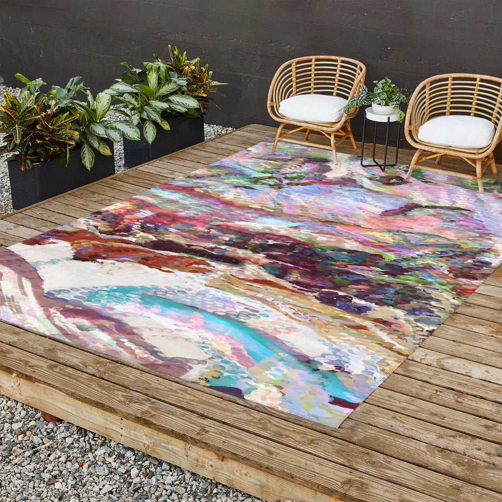83 Oranges Sequin Haze Outdoor Rug