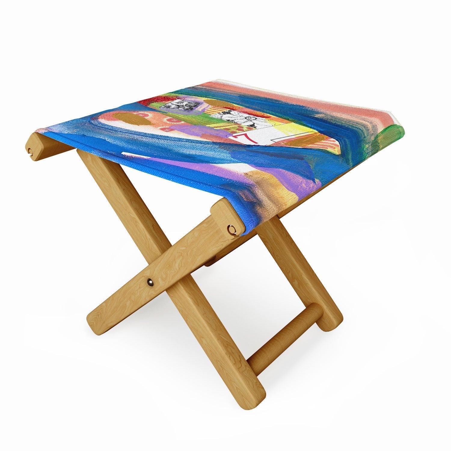 Natalie Baca Lucky in Love Folding Stool