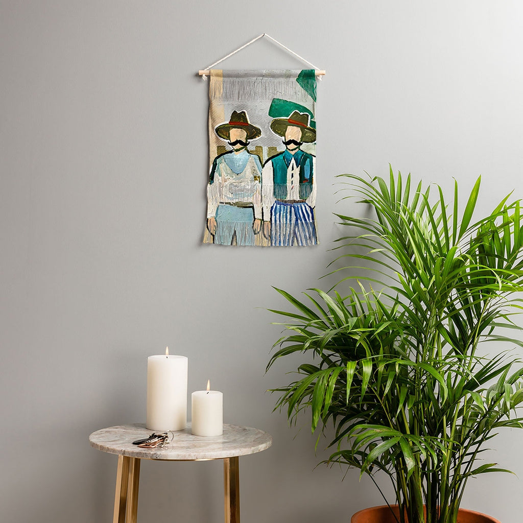 83 Oranges Side By Side Cowboy Edition Wall Hanging Portrait