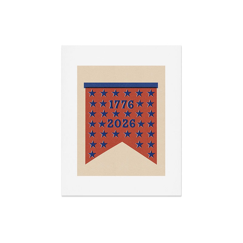 DENY Designs Star Banner Art Print
