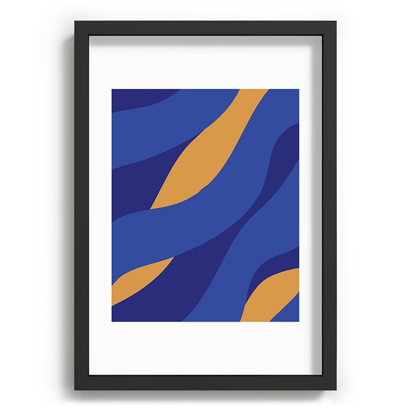 Camilla Foss Pebbles in Stream Recessed Framing Rectangle