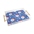 Design by Spark Sporty Baseball Santa Acrylic Tray