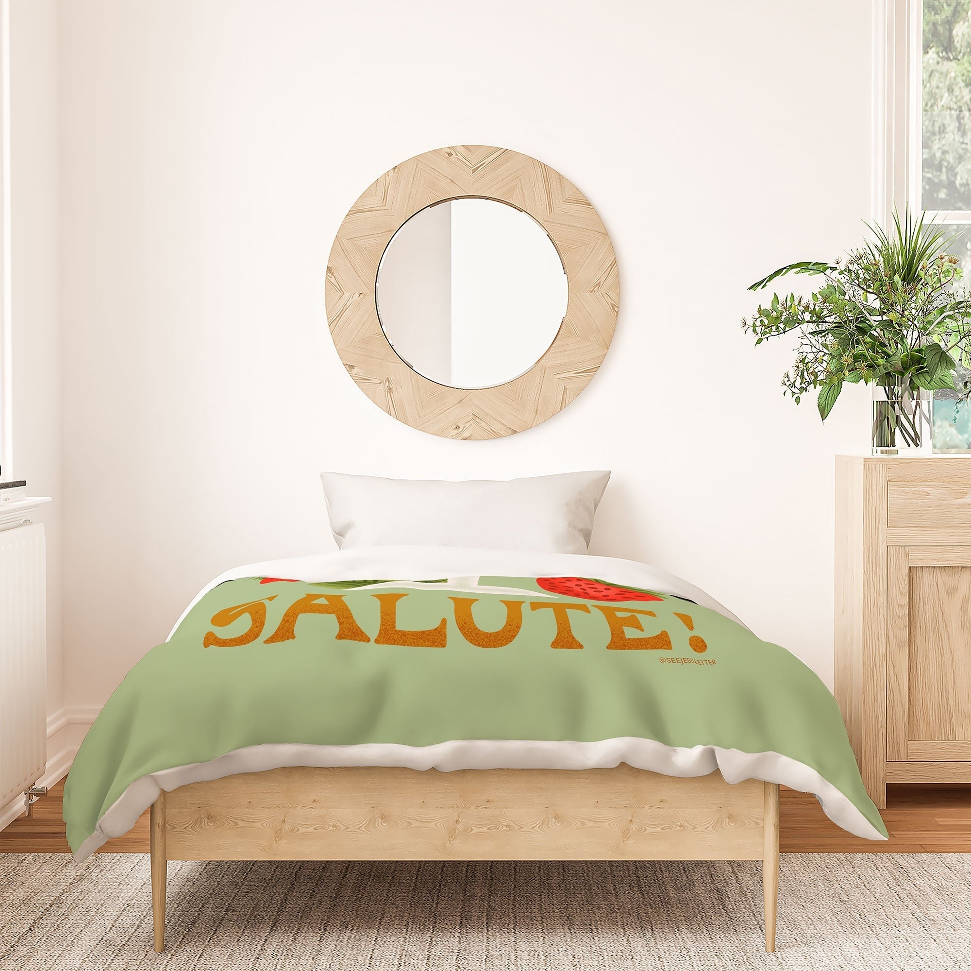 Jessica Molina Rossini Duvet Cover