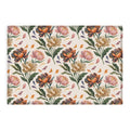 Marta Barragan Camarasa Hand Painted Peony Florals Outdoor Rug