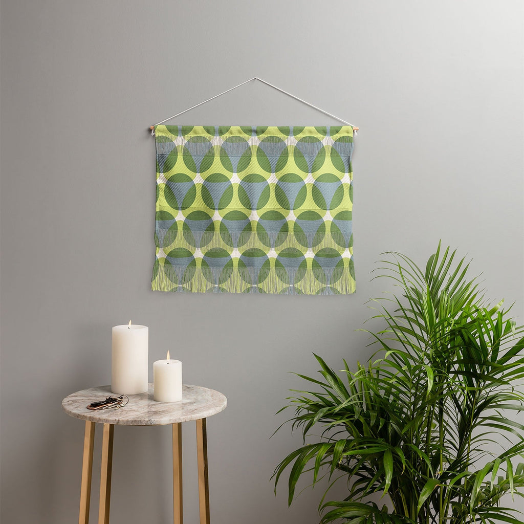Marta Barragan Camarasa Stylish Retro Circle Wall Hanging Landscape