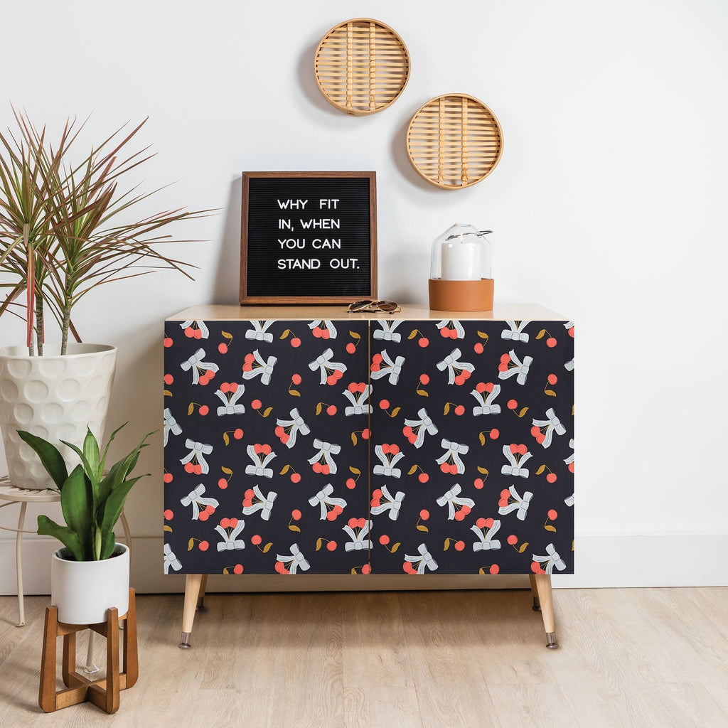 Jennifer Labre Cherries and Bows Credenza