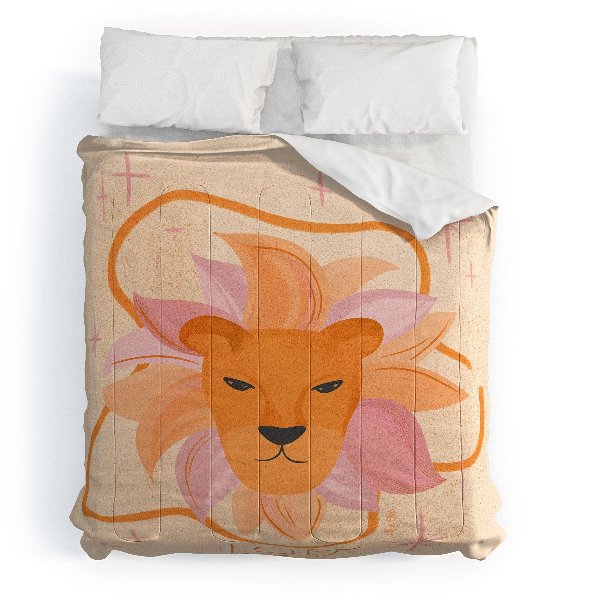 Little Om Zodiac Signs Leo Comforter