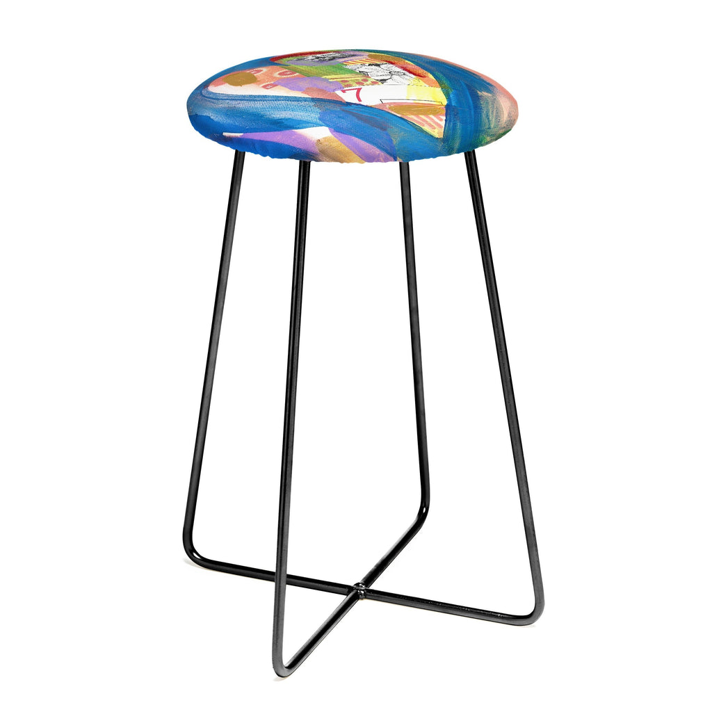 Natalie Baca Lucky in Love Counter Stool