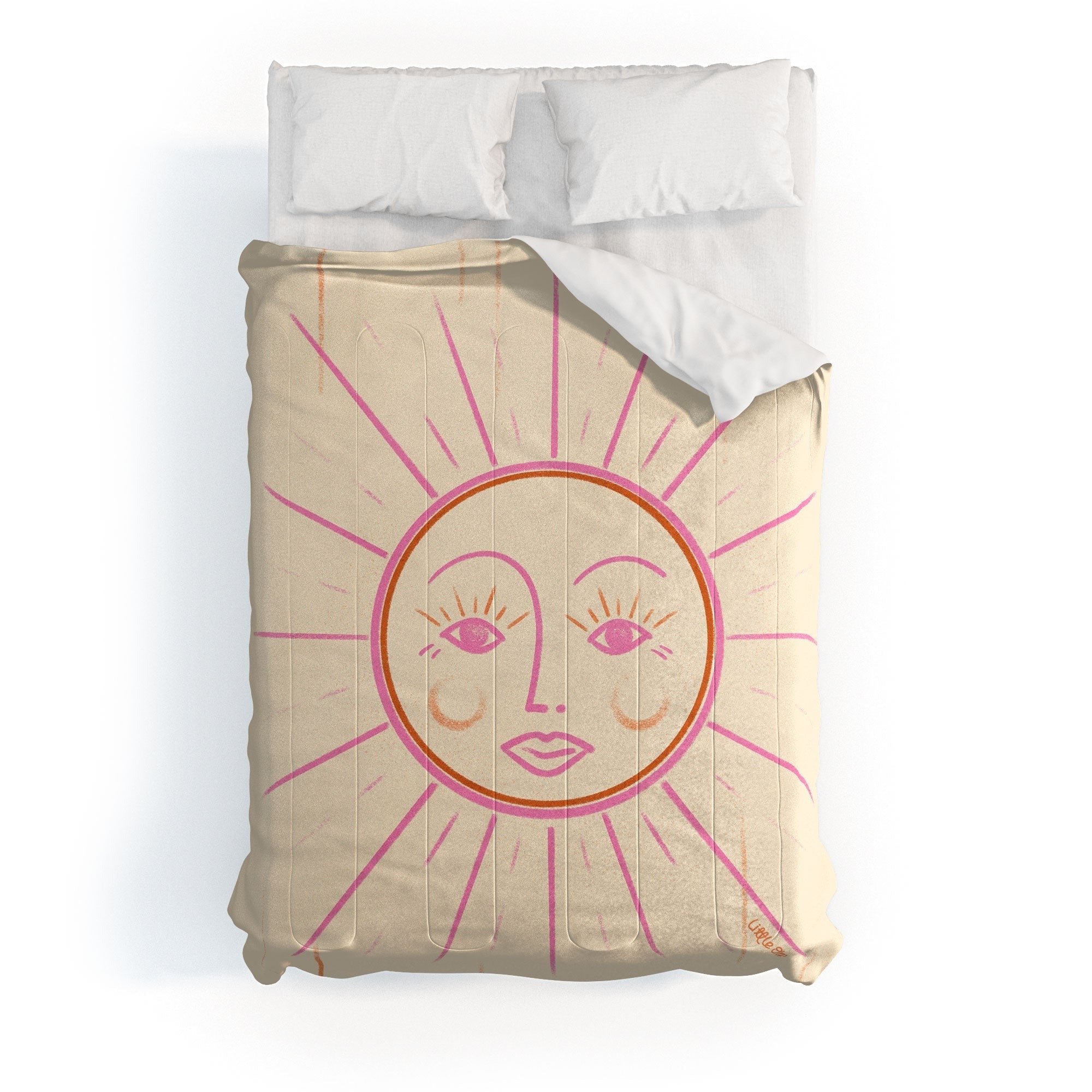 Little Om Celestial Sun cream Comforter