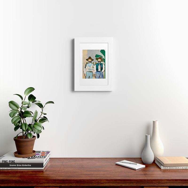 83 Oranges Side By Side Cowboy Edition Framed Art Print