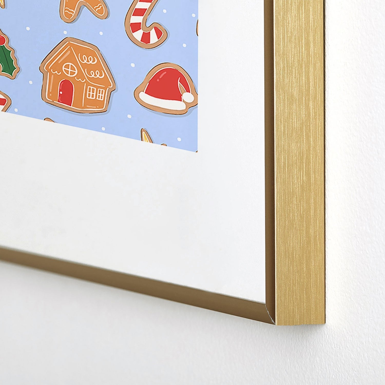 Love_Ryming Christmas Cookies Metal Framed Art Print