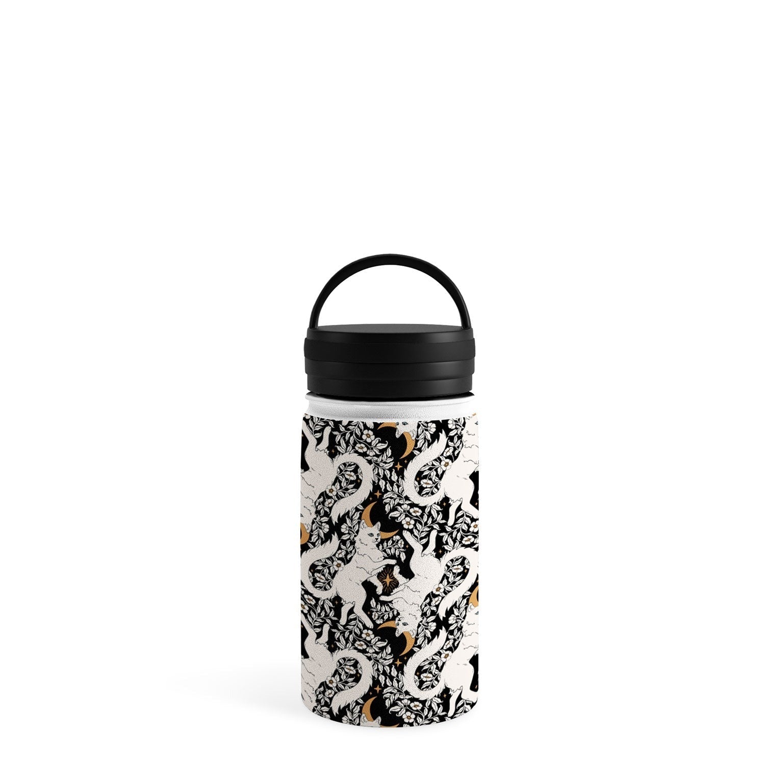 Avenie Celestial Cats Gold Water Bottle
