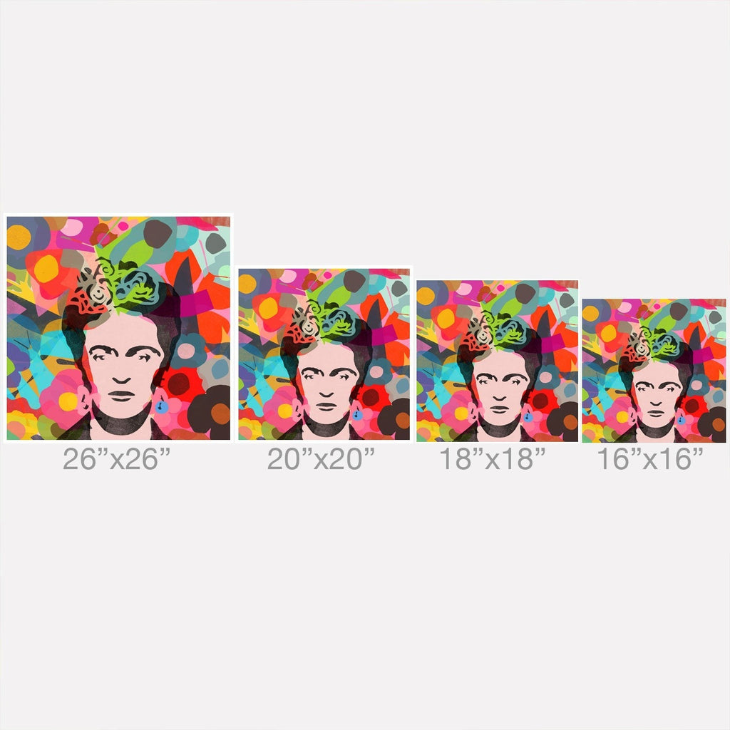 Garima Dhawan frida 1d Outdoor Throw Pillow