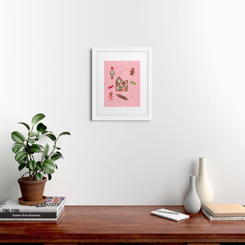 carriecantwell Sweet Christmas Holidays Framed Art Print