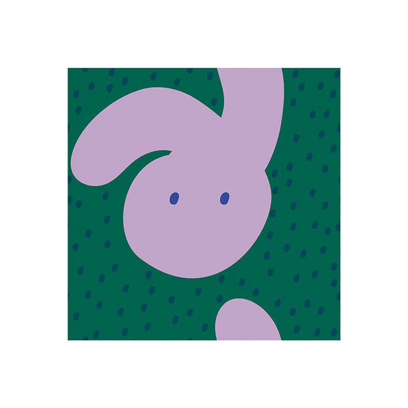 Camilla Foss Pebbles and Rabbit Art Print