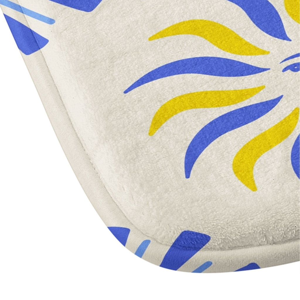 Design by Spark Dolce Vita Radial Sun Flames Memory Foam Bath Mat