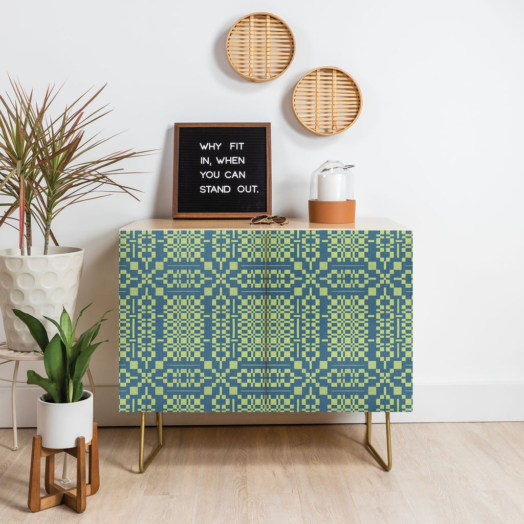 Marta Barragan Camarasa Nostalgic Grid Design Credenza