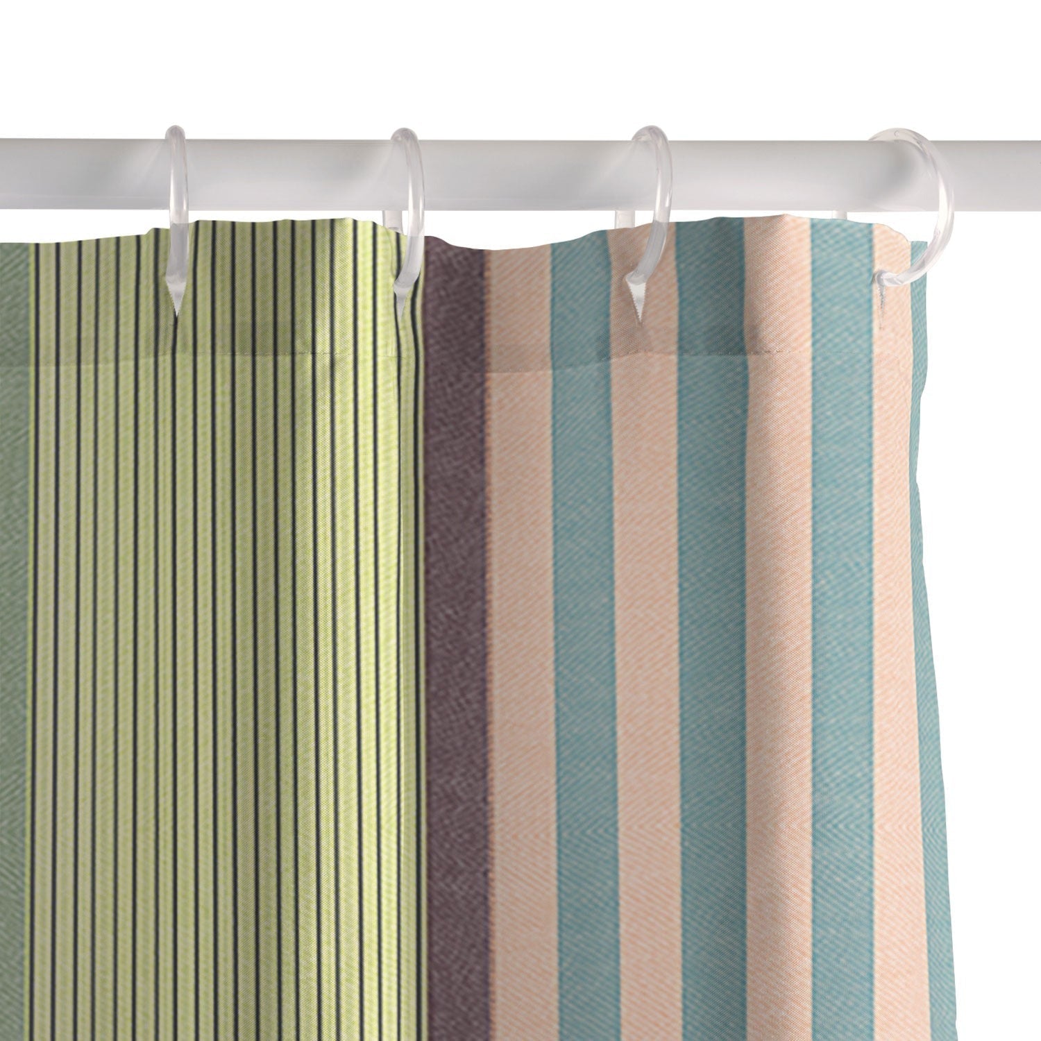 Marta Barragan Camarasa Colorful Stripe Delight Shower Curtain