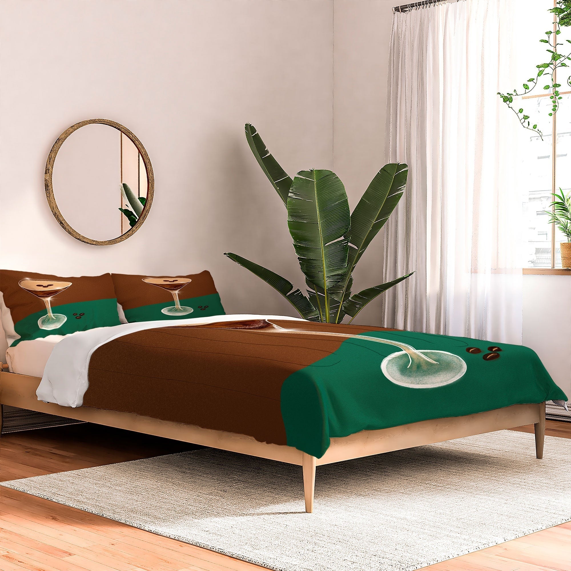 Design by Spark Expresso Martini Coffee Beans Comforter
