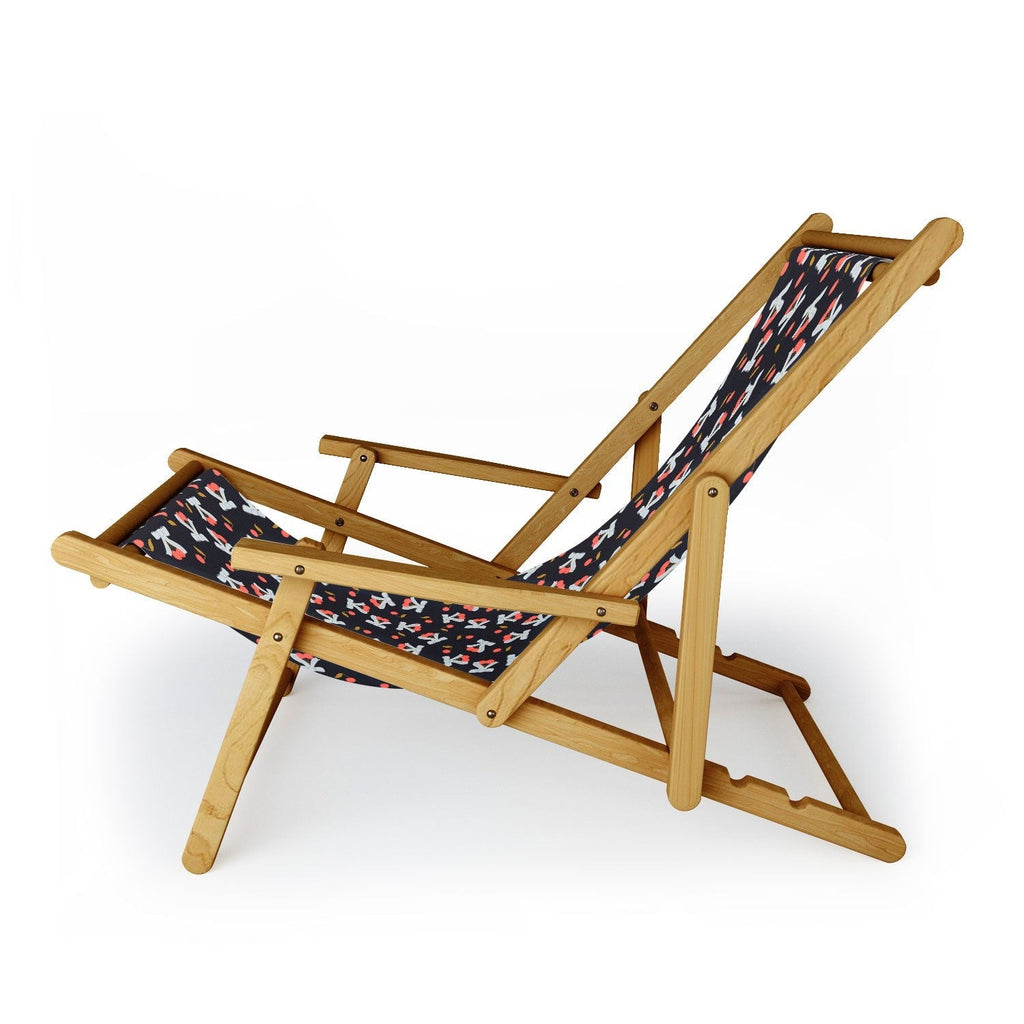 Jennifer Labre Cherries and Bows Sling Chair