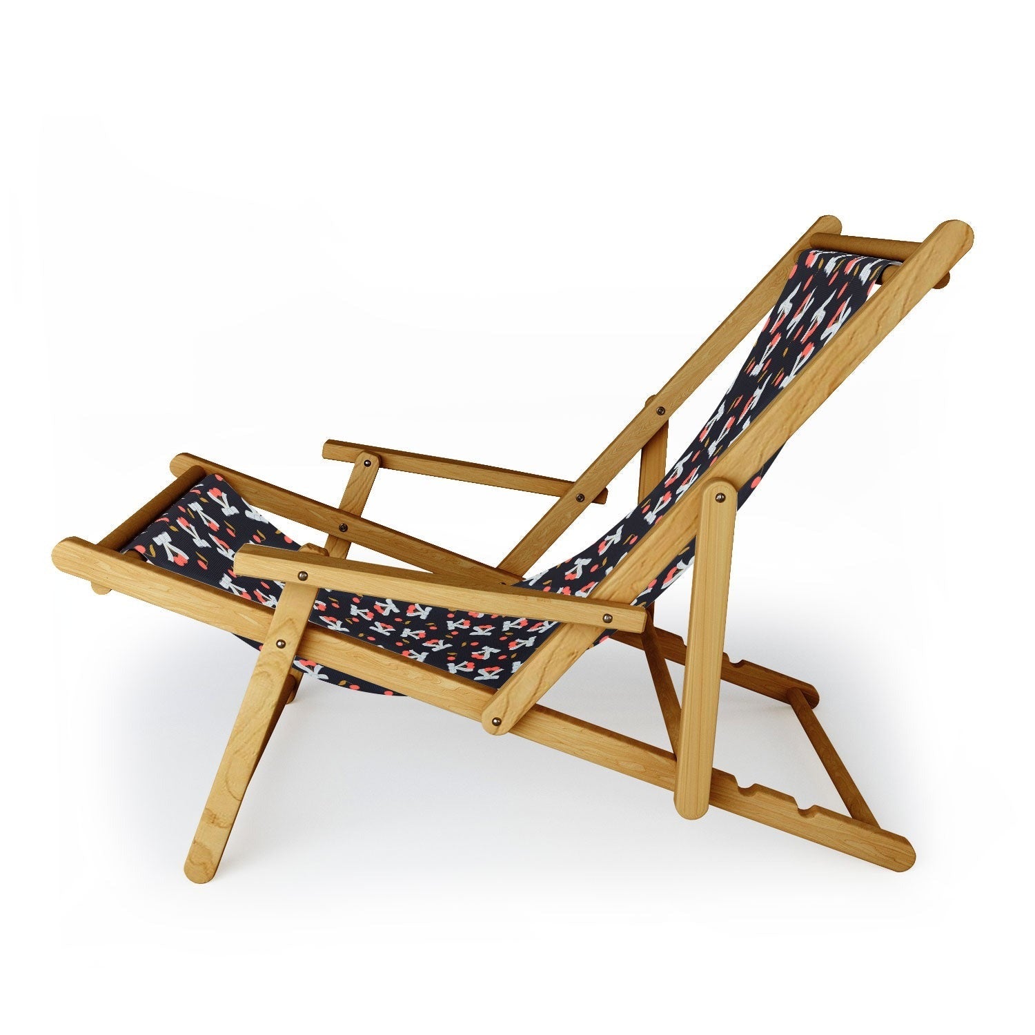 Jennifer Labre Cherries and Bows Sling Chair