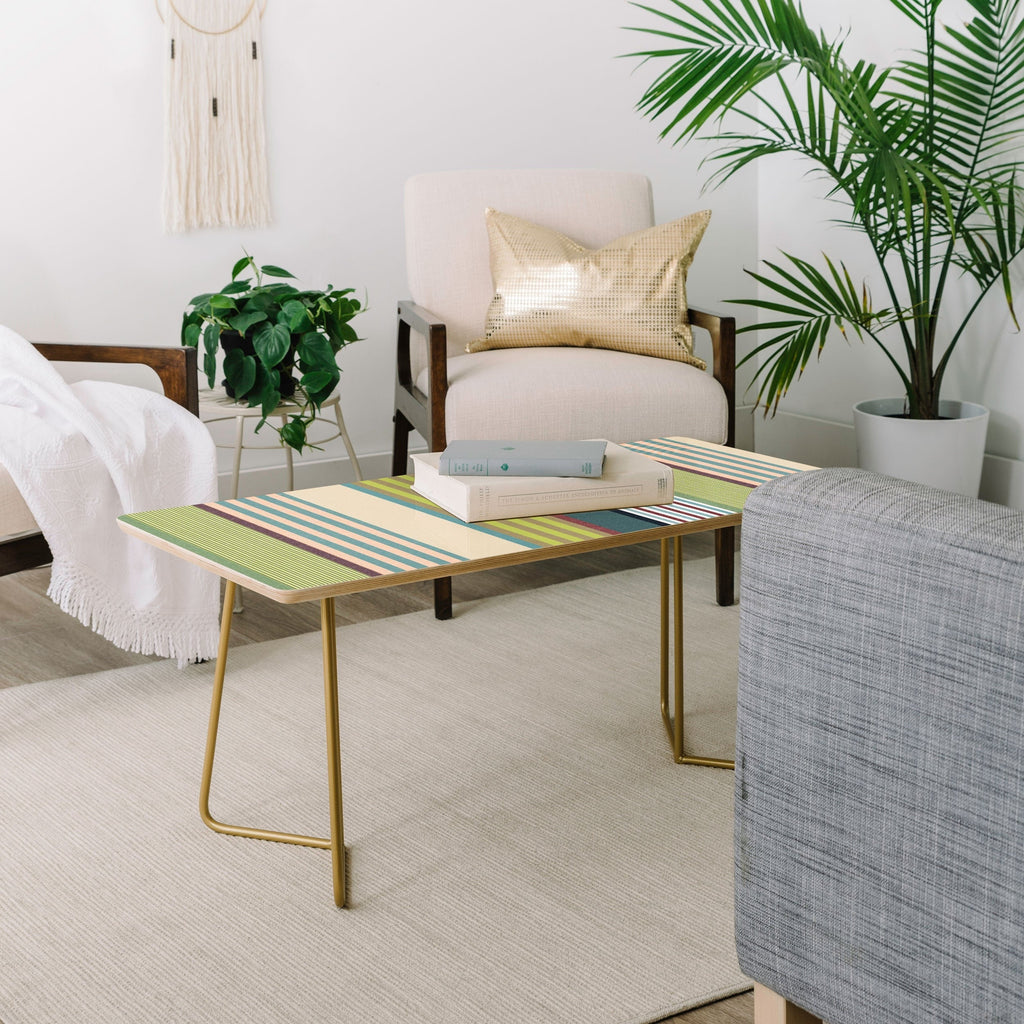 Marta Barragan Camarasa Colorful Stripe Delight Coffee Table