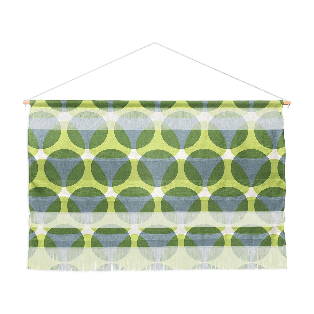 Marta Barragan Camarasa Stylish Retro Circle Wall Hanging Landscape