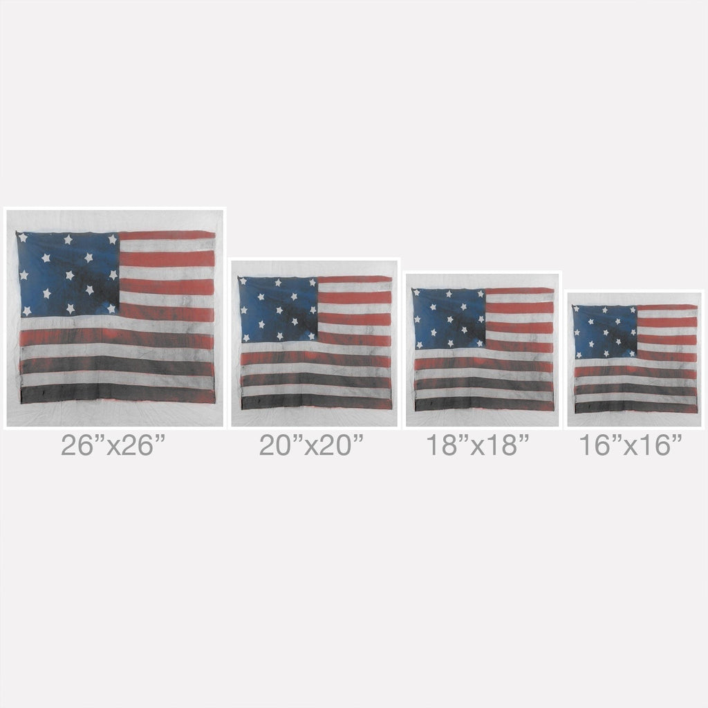 DENY Designs Flag Attributed to Elizabeth Schuyler Hamilton Outdoor Throw Pillow