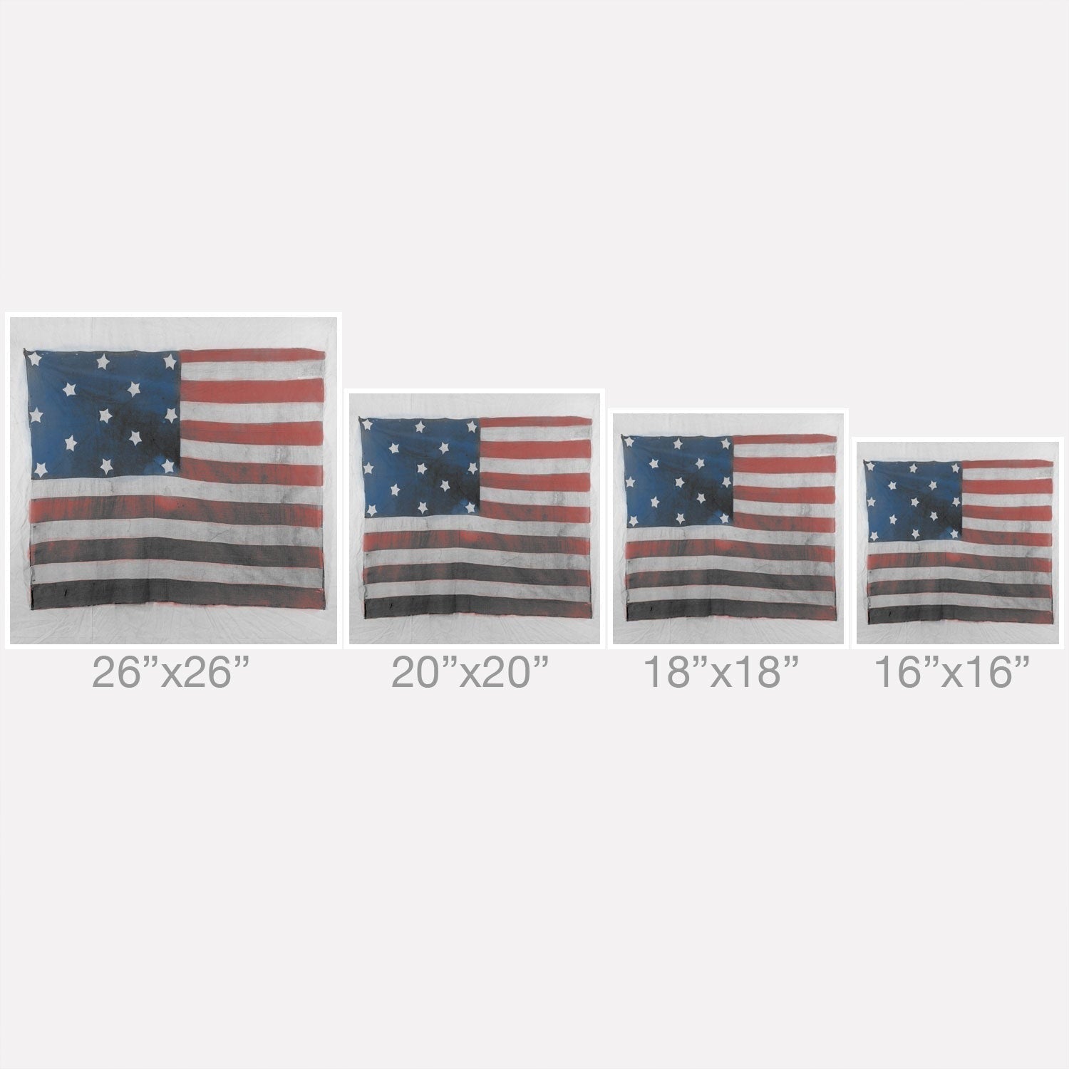 DENY Designs Flag Attributed to Elizabeth Schuyler Hamilton Outdoor Throw Pillow