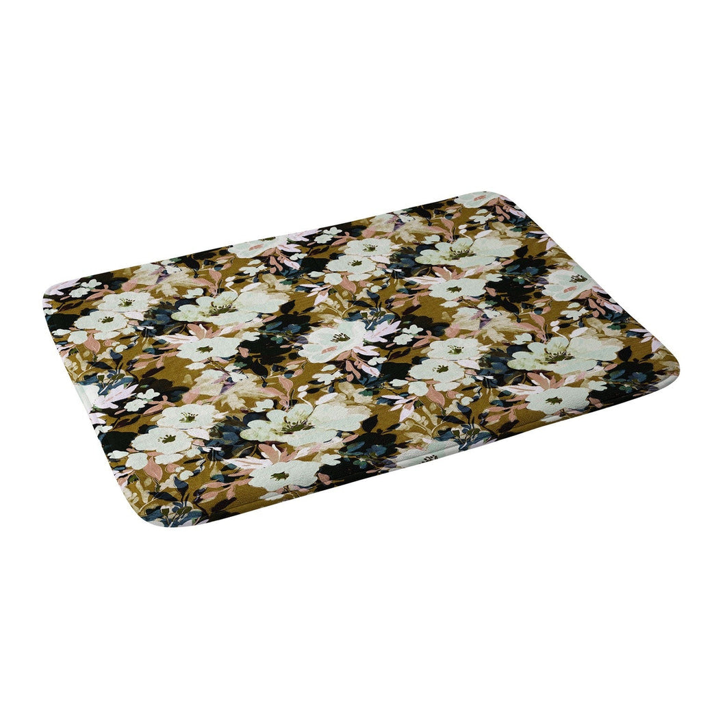 Marta Barragan Camarasa Romantic Floral Fusion Memory Foam Bath Mat