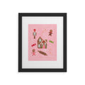 carriecantwell Sweet Christmas Holidays Framed Art Print