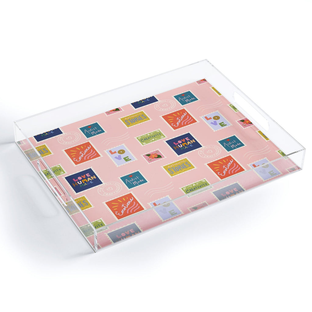 Design by Spark Love Human Made Stamps Acrylic Tray