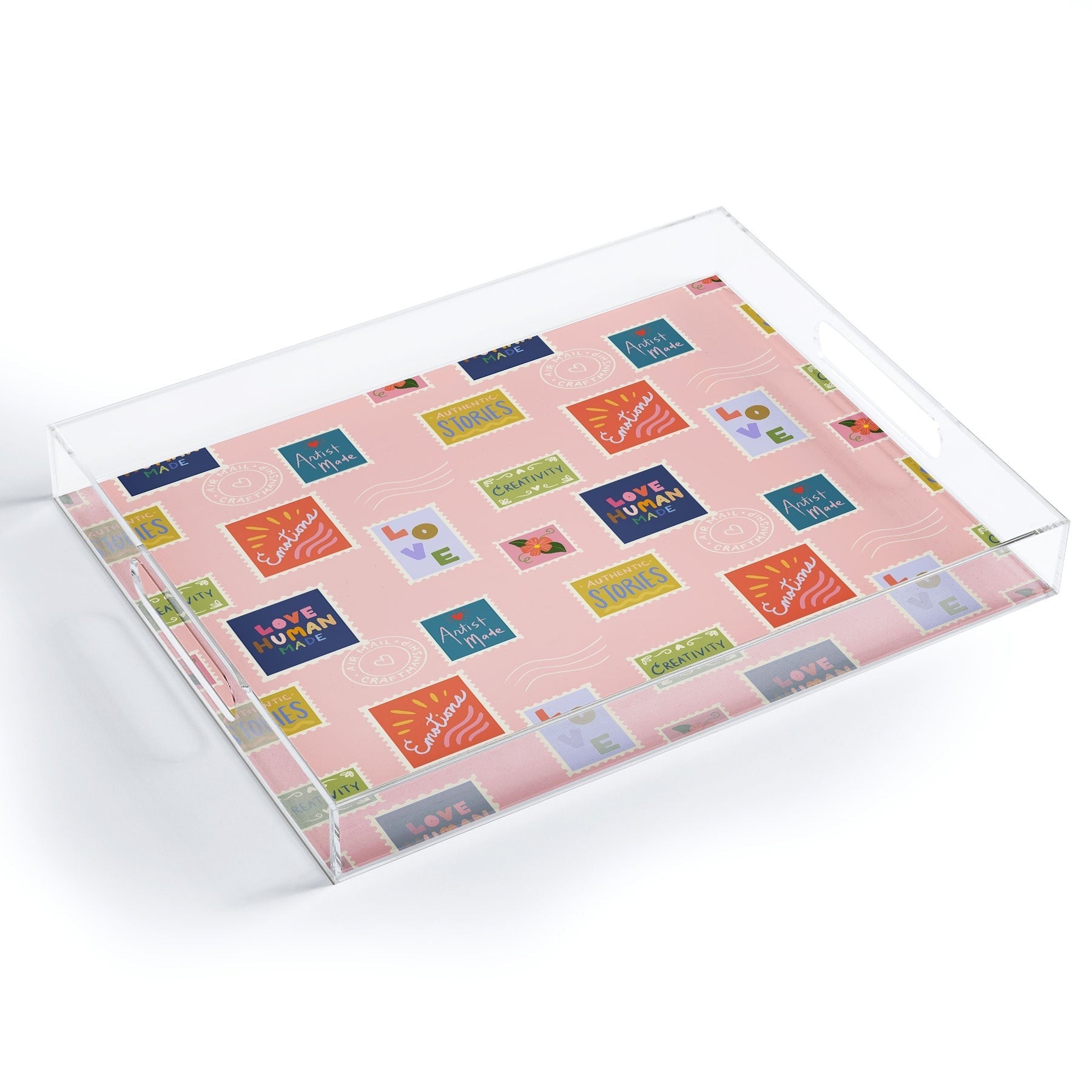Design by Spark Love Human Made Stamps Acrylic Tray
