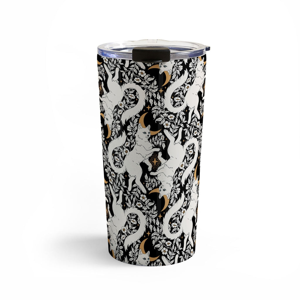 Avenie Celestial Cats Gold Travel Mug