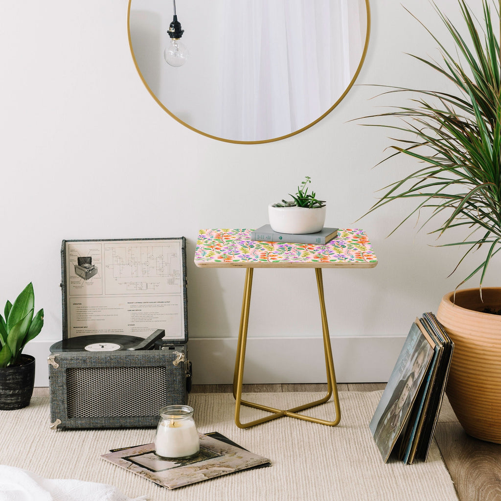 Pimlada Phuapradit Ditsy Spring Floral Side Table