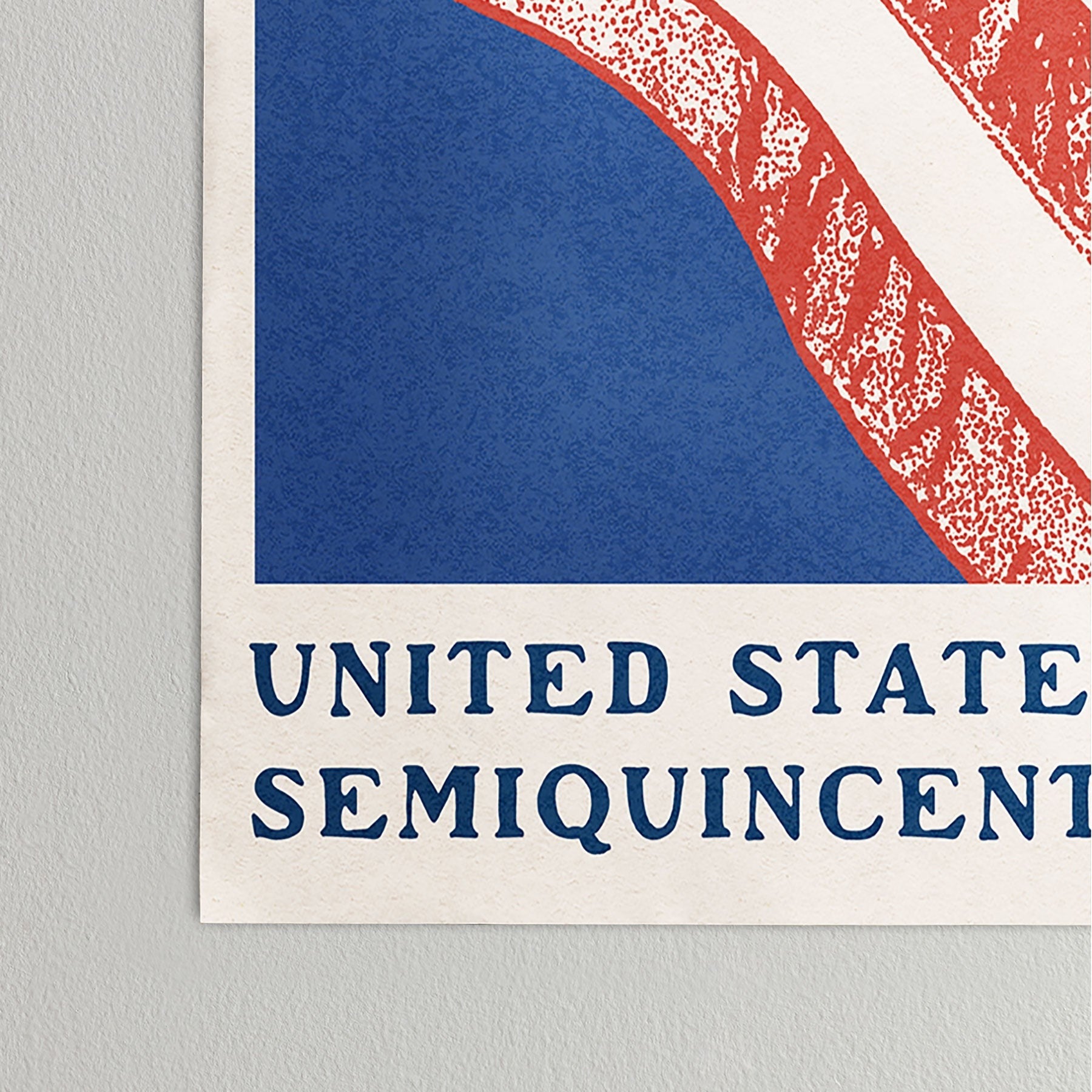 DENY Designs Stars n Stripes Semiquincentennial Poster