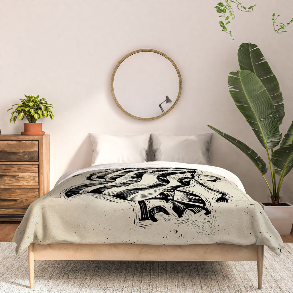 DENY Designs Let Freedom Ring Block Comforter