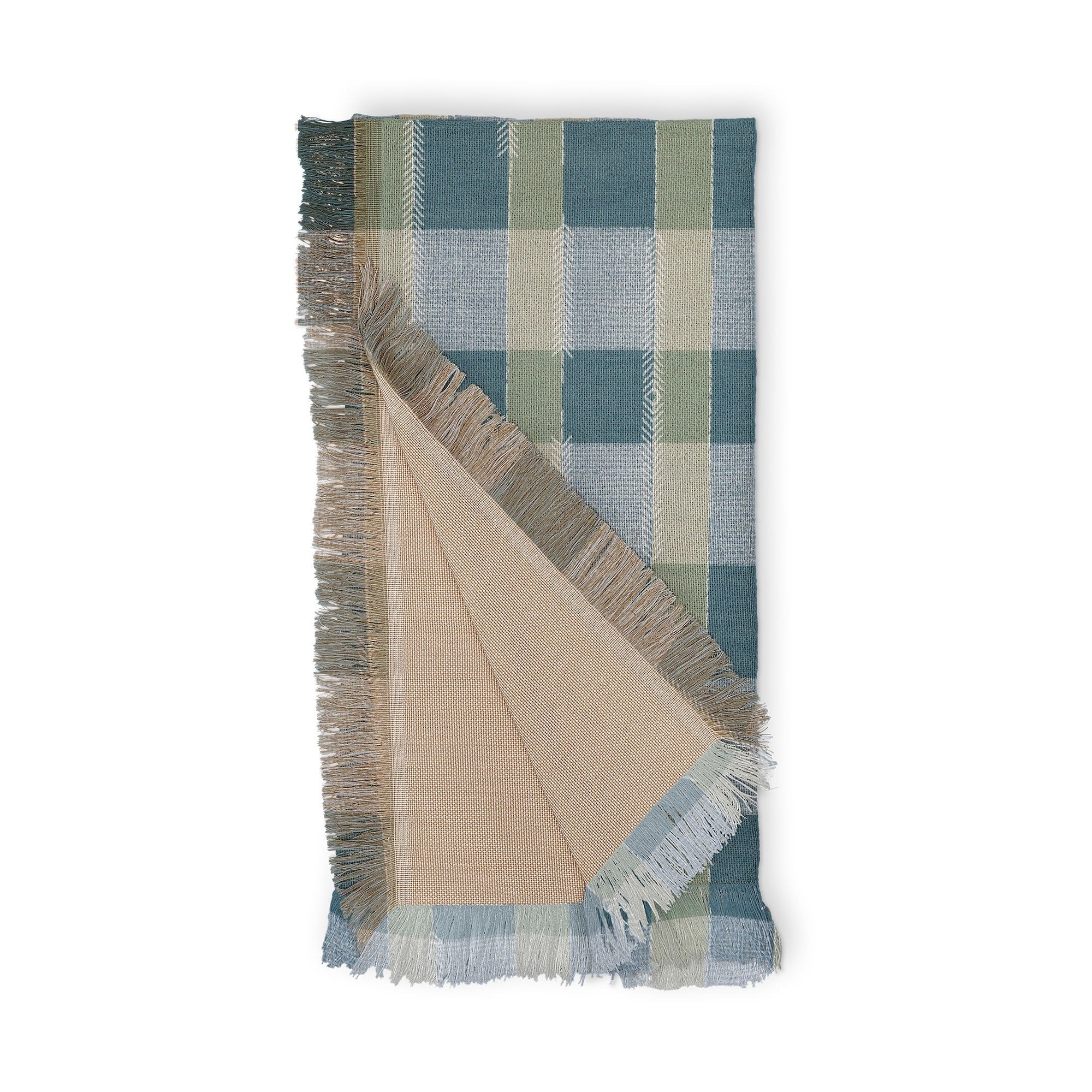 Marta Barragan Camarasa Country Style Checks Throw Blanket