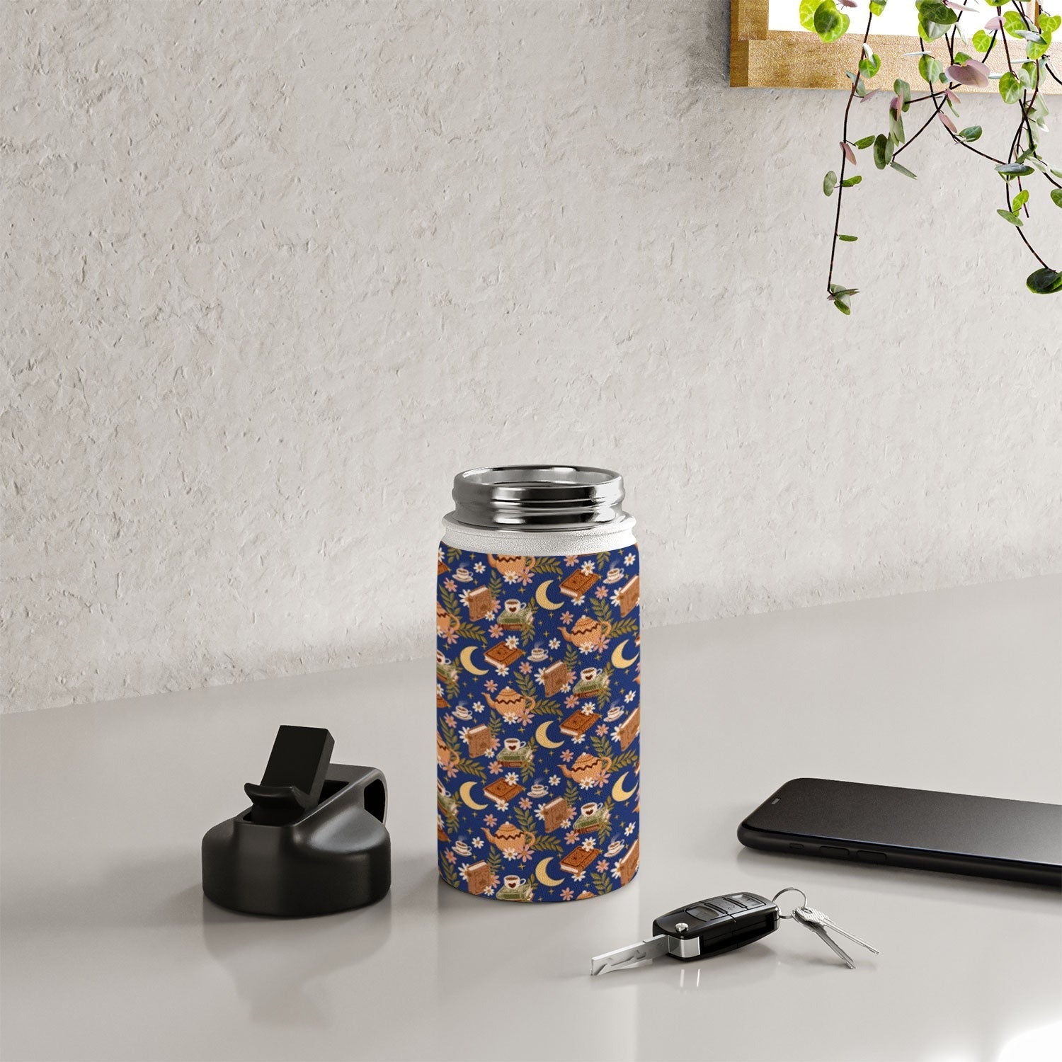 Avenie Moonlit Reading Nook II Water Bottle
